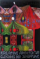 Kreative Architektur by Friedensreich Hundertwasser